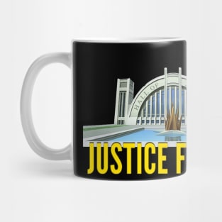 Hall of Justice Superpowers Mug